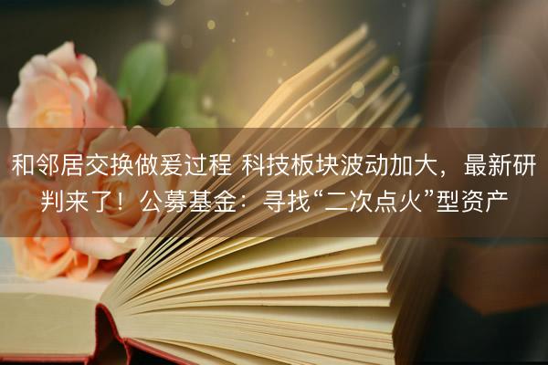 和邻居交换做爰过程 科技板块波动加大，最新研判来了！公募基金：寻找“二次点火”型资产