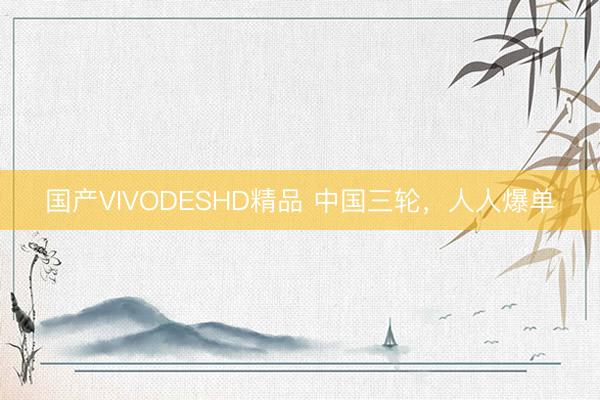 国产VIVODESHD精品 中国三轮，人人爆单