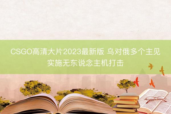 CSGO高清大片2023最新版 乌对俄多个主见实施无东说念主机打击