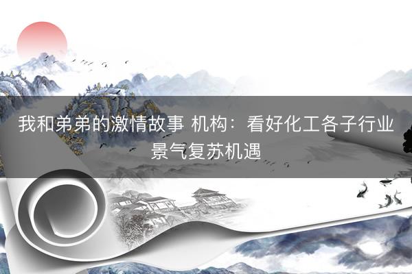我和弟弟的激情故事 机构:看好化工各子行业景气复苏机遇